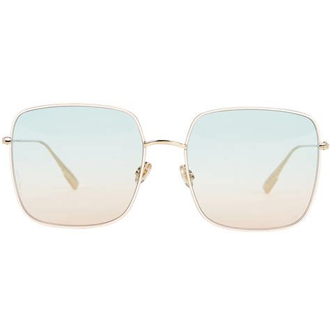 DiorStellaire1 Square Sunglasses in Silver.